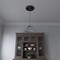 Ekena Millwork Berkshire PVC Medallion (Canopies up to 5 3/4"), 13"OD x 3 1/2"ID x 3/4"P, Metallic Rustic Mist CMP13BEERU - alternate 9